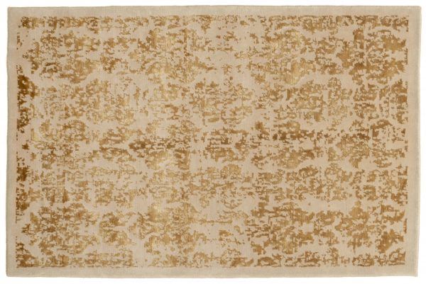 Tappeto Nepal Design color oro 153x102cm visione dall'alto