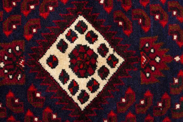 Tappeto Persiano Hamadan 207x141cm Dettaglio