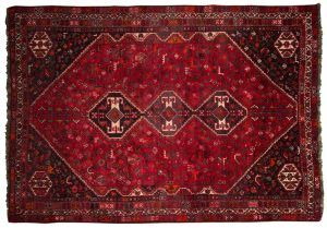 Tappeto Persiano Shiraz 313x225cm Alto