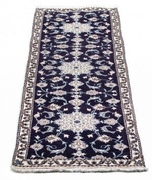 Tappeto Persiano Passatoia Nain 300x80cm Prospettiva