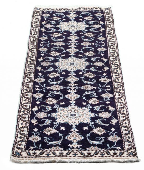 Tappeto Persiano Passatoia Nain 300x80cm Prospettiva