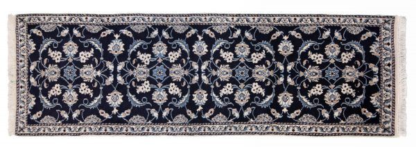 Tappeto Persiano Passatoia Nain 247x77cm Alto