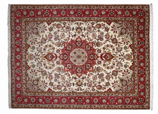 Tappeto Persiano Tabriz 206x153cm Alto
