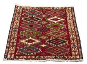 Tappeto Persiano Yalameh 198x85cm Prospettiva