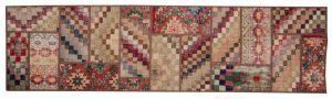 Tappeto Turchia Patchwork Passatoia 302x82cm Alto