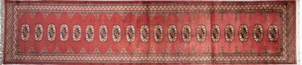 Tappeto Pakistan Bukara Passatoia 382x84cm Alto