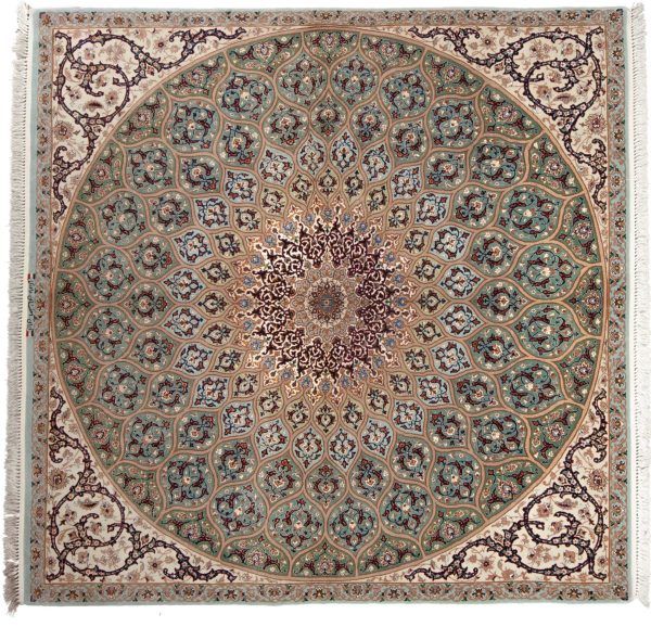 Tappeto Persiano Isfahan 203x200cm Alto