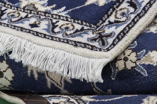 Tappeto Persiano Nain Passatoia 195x77cm Dettaglio
