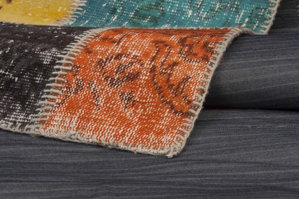 Tappeto Turchia Patchwork Passatoia 300x78cm Dettaglio