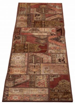Tappeto Turchia Patchwork Passatoia 306x81cm Prospettiva