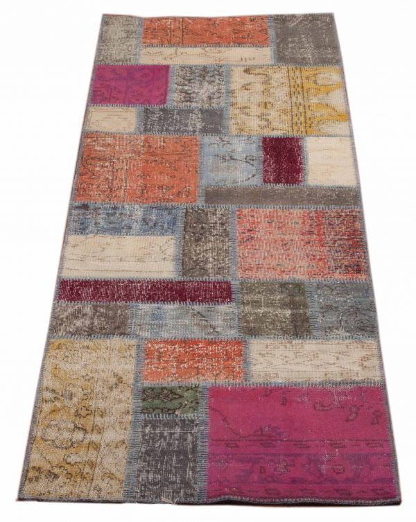 Tappeto Turchia Patchwork Passatoia 304x86cm Prospettiva