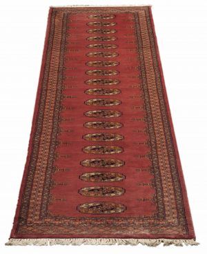 Tappeto Pakistan Bukara Passatoia 382x84cm Prospettiva