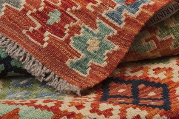 Tappeto Afgano Kilim 200x64cm Dettaglio