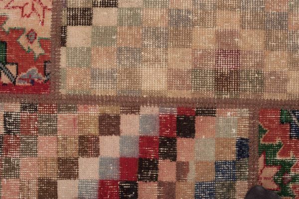 Tappeto Turchia Patchwork Passatoia 302x82cm Dettaglio