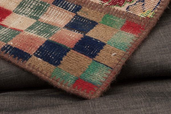 Tappeto Turchia Patchwork Passatoia 302x82cm Dettaglio