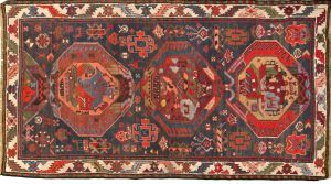 Tappeto Antico Russo 190x105cm Alto
