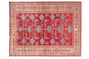 Tappeto Afgano Uzbek 255x198cm Alto