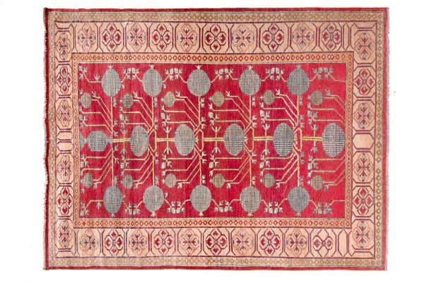 Tappeto Afgano Uzbek 255x198cm Alto