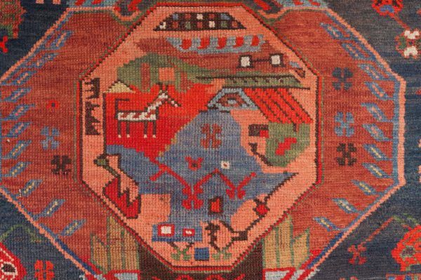 Tappeto Antico Russo 190x105cm Dettaglio