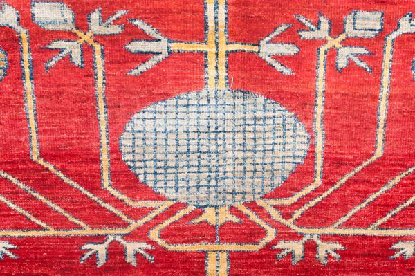 Tappeto Afgano Uzbek 255x198cm Dettaglio