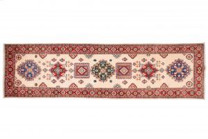 Tappeto Passatoia Afgano Uzbek 295x80cm Alto