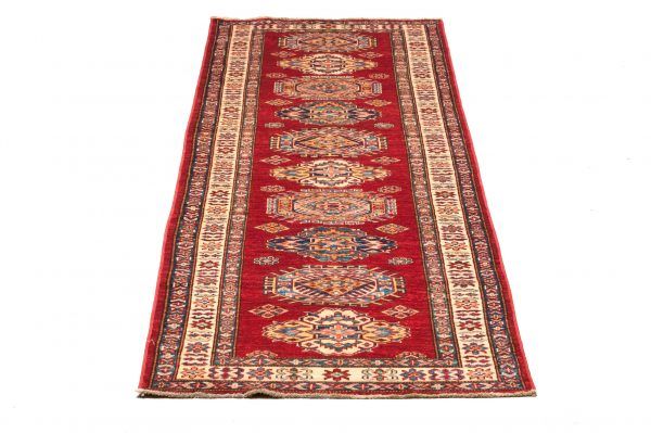 Tappeto Afgano Kazak 290x80cm Prospettiva