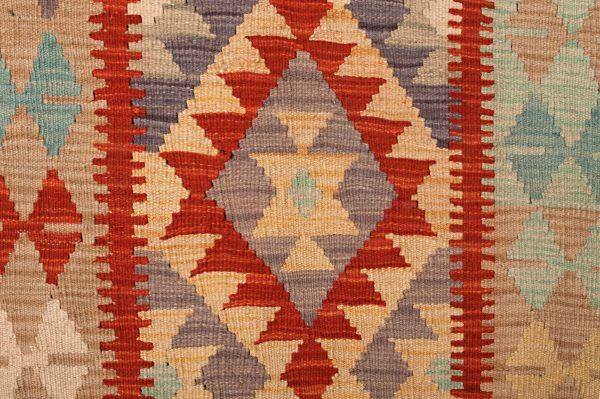 Tappeto Afgano Kilim 391x76cm Dettaglio