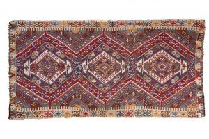 tappeto Caucasico Kilim Antico 336x175 cm Alto