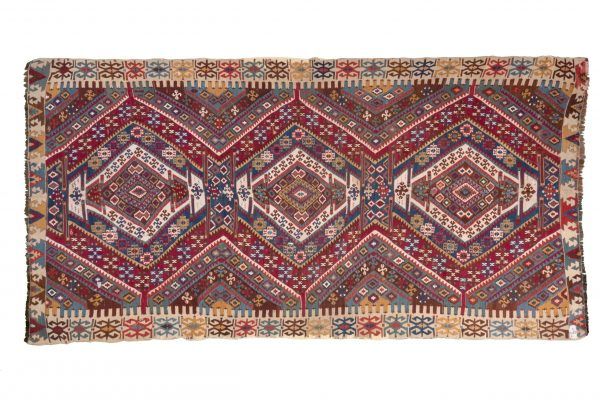 tappeto Caucasico Kilim Antico 336x175 cm Alto