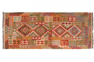 Tappeto Passatoia Afgano Kilim 200x84cm Alto