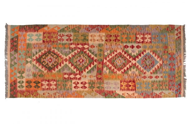 Tappeto Passatoia Afgano Kilim 200x84cm Alto