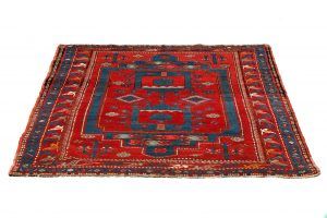 Tappeto Armenia Kazak Antico 201x138cm Prospettiva