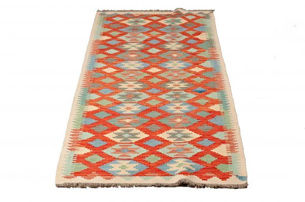 Tappeto Passatoia Afgano Kilim 293x82cm Prospettiva