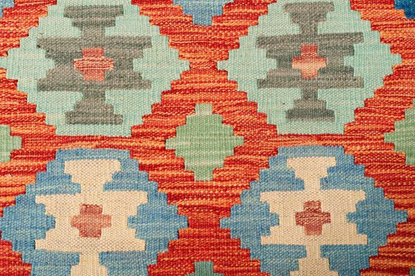 Tappeto Passatoia Afgano Kilim 293x82cm Dettaglio