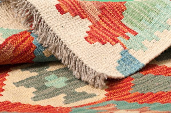 Tappeto Passatoia Afgano Kilim 293x82cm Dettaglio