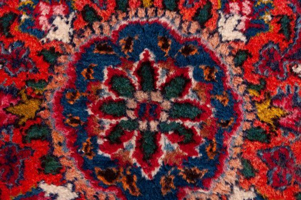 Tappeto Persiano Mashad 300x300cm Dettaglio