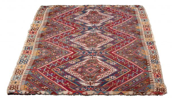 tappeto Caucasico Kilim Antico 336x175 cm Prospettiva