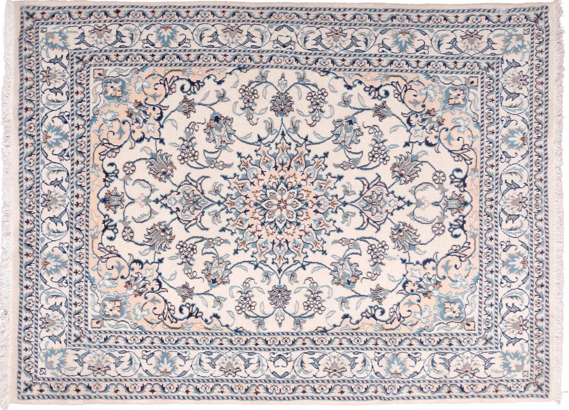 Tappeto Persiano Nain 205x155cm Alto
