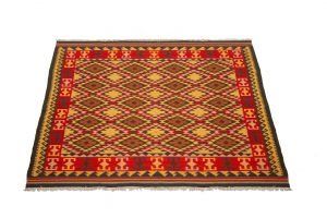 Tappeto Indiano Kilim 359x284cm Prospettiva