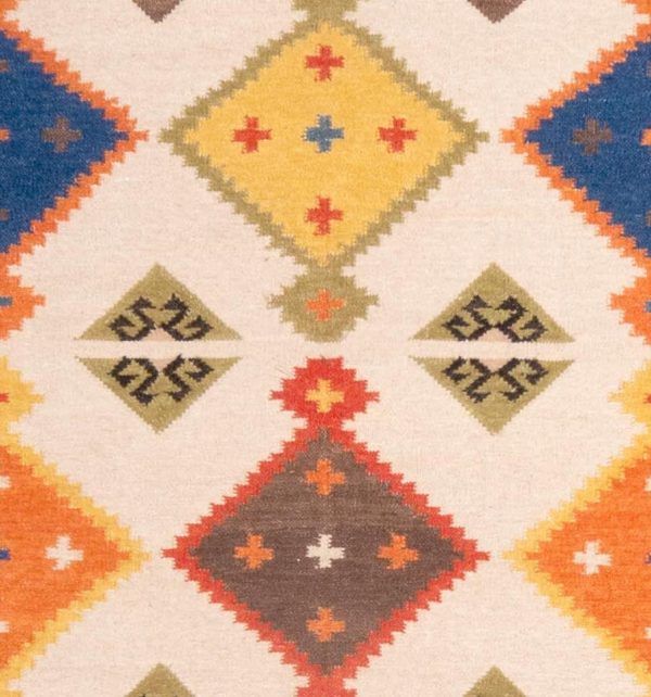 Tappeto Indiano Kilim 269x188cm Dettaglio