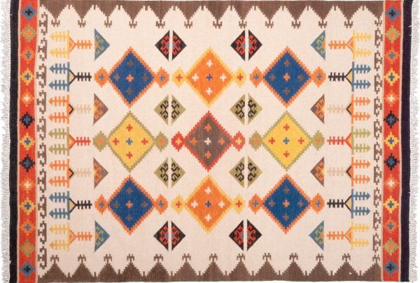 Tappeto Indiano Kilim 269x188cm Alto