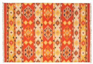 Tappeto Indiano Kilim 273x189cm Alto