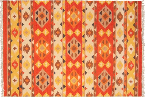 Tappeto Indiano Kilim 273x189cm Alto