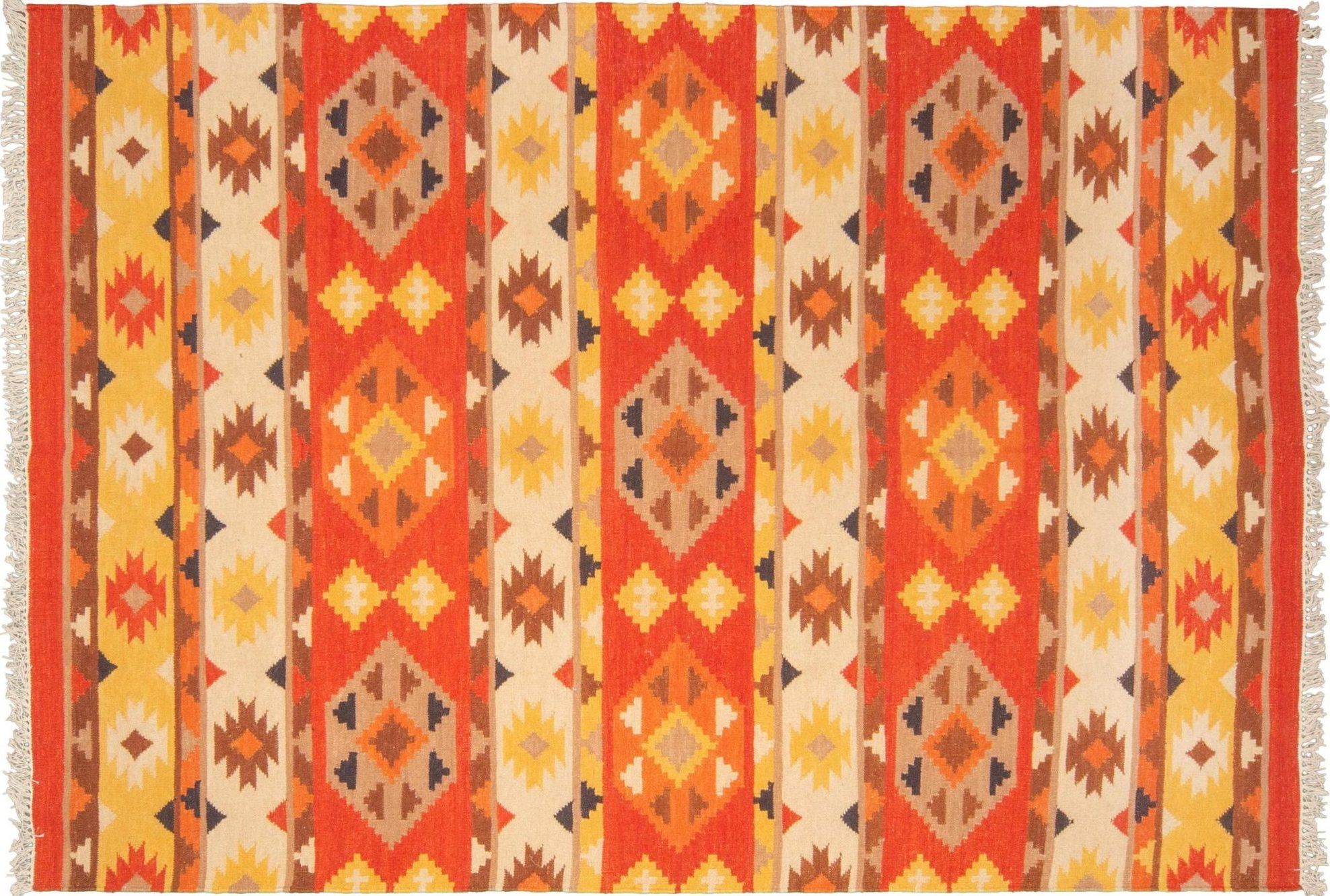 Tappeto Indiano Kilim 273x189cm Alto