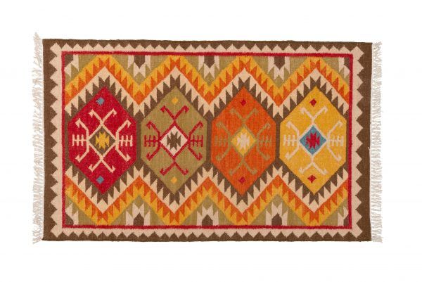 Tappeto Indiano Kilim 155x95cm Alto