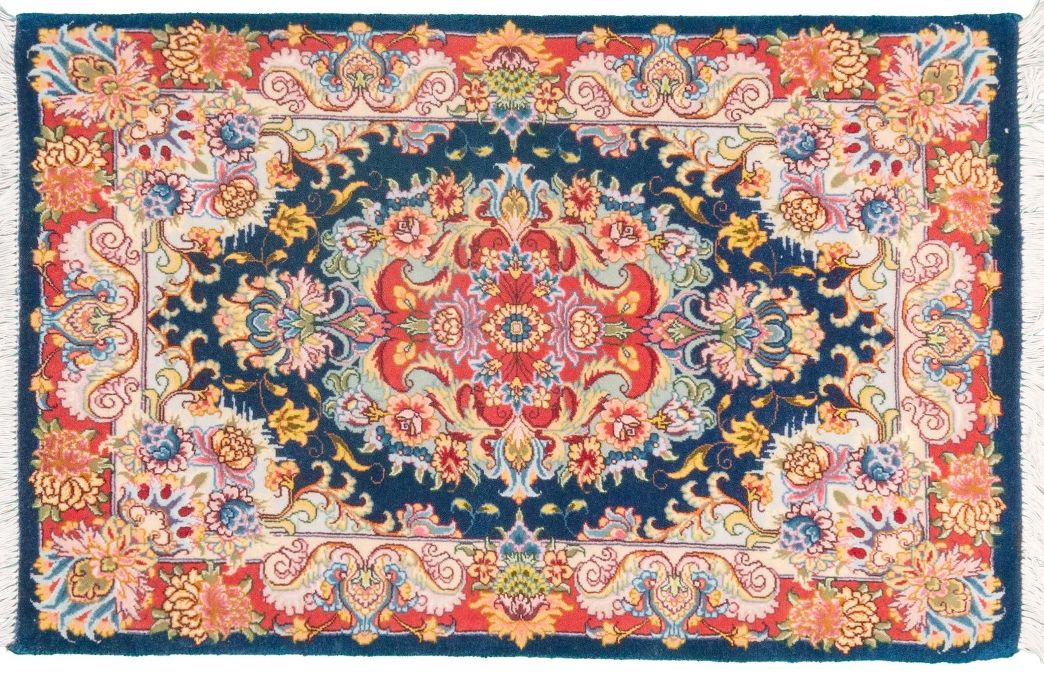 Tappeto Persiano Tabriz 100x64cm Alto