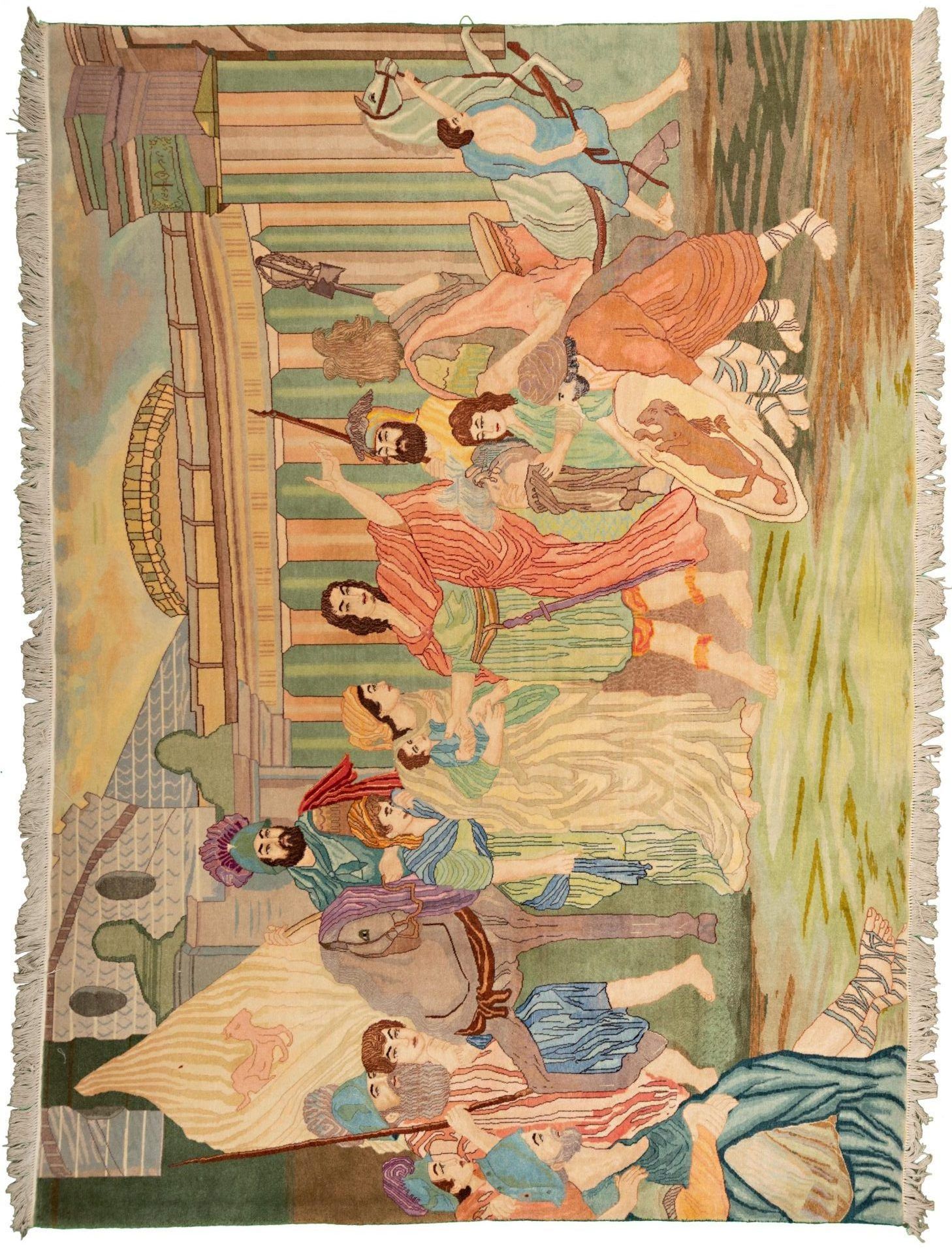 Tappeto Persiano Tabriz 60 Raj 221x161cm Alto