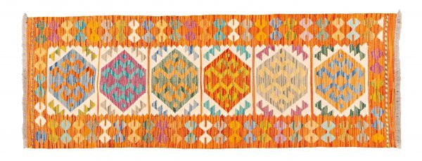 Tappeto Afgano Passatoia KIlim 173x64cm
