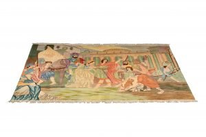 Tappeto Persiano Tabriz 60 Raj 221x161cm Prospettiva