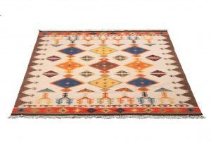 Tappeto Indiano Kilim 269x188cm Propettiva